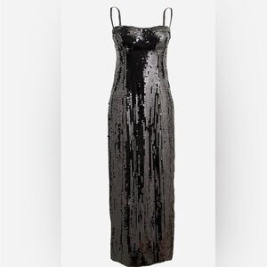 Gorgeous black sequin JCREW Collection dress NWT Size 14